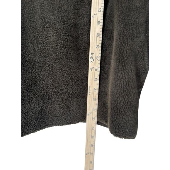 Nils Resort Collection Fleece Jacket Brown Large Cozycore Button Front Lined - Picture 5 of 13